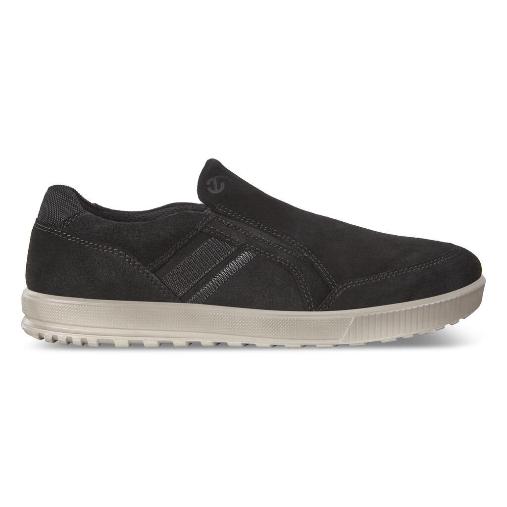 Ecco Ennio Mens Slip On Sneakers In Black Online - India JKA-803216